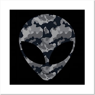 Alien Camo Posters and Art